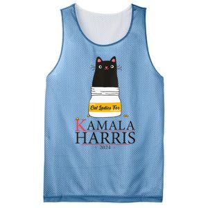 Cat Ladies For Kamala Harris 2024 Cat Lady For Harris 2024 Mesh Reversible Basketball Jersey Tank