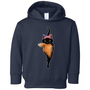 Cat Ladies For Kamala Funny Antitrump Election 2024 Gift Toddler Hoodie