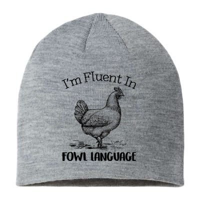 Chicken Lovers Fluent In Fowl Language Sustainable Beanie