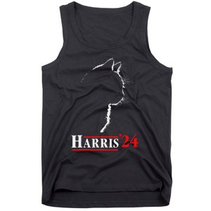 Cat Ladies For Kamala Funny Cat 2024 President Kamalaharris Gift Tank Top