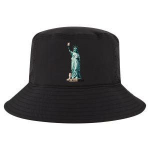 Cat Ladies For Kamala Statue Of Liberty With Cats Cool Comfort Performance Bucket Hat