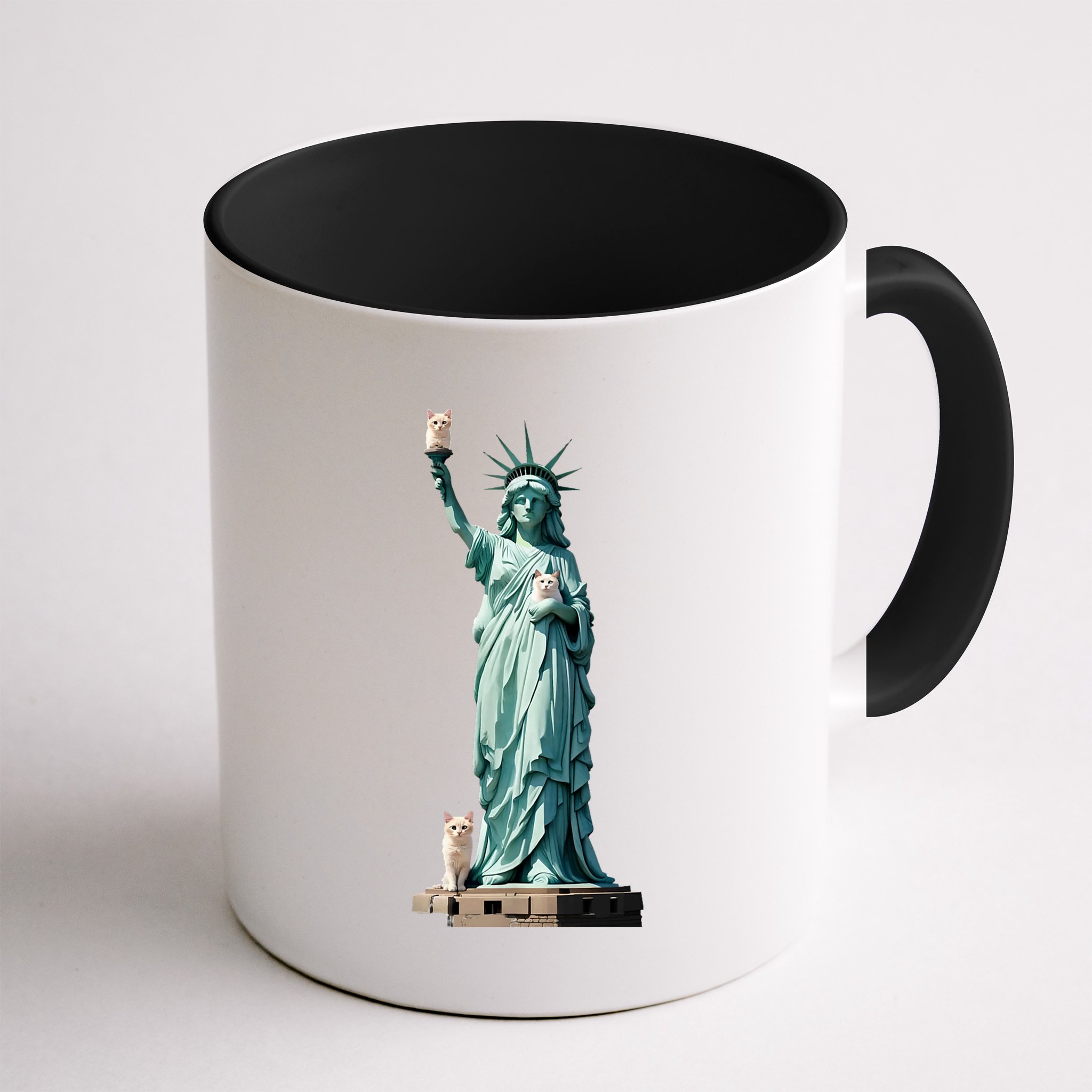 Cat Ladies For Kamala Statue Of Liberty With Cats Mug