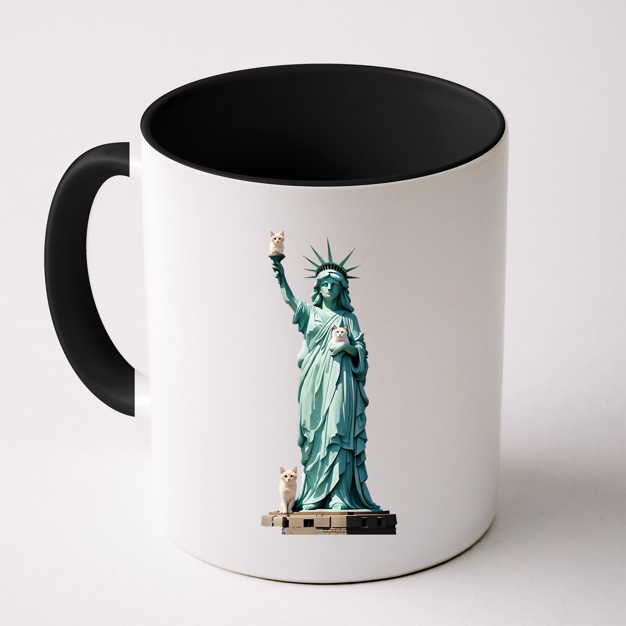 Cat Ladies For Kamala Statue Of Liberty With Cats Mug