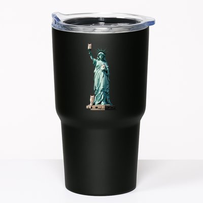 Cat Ladies For Kamala Statue Of Liberty With Cats Tumbler