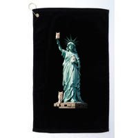 Cat Ladies For Kamala Statue Of Liberty With Cats Golf Towel