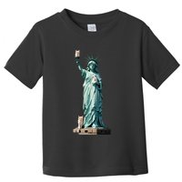 Cat Ladies For Kamala Statue Of Liberty With Cats Toddler T-Shirt
