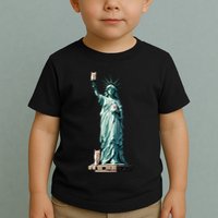 Cat Ladies For Kamala Statue Of Liberty With Cats Toddler T-Shirt