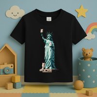 Cat Ladies For Kamala Statue Of Liberty With Cats Toddler T-Shirt