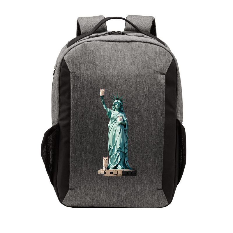 Cat Ladies For Kamala Statue Of Liberty With Cats Vector Backpack