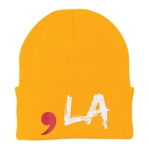 Comma La Funny Kamala Harris 2024 President Knit Cap Winter Beanie