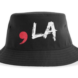 Comma La Funny Kamala Harris 2024 President Sustainable Bucket Hat