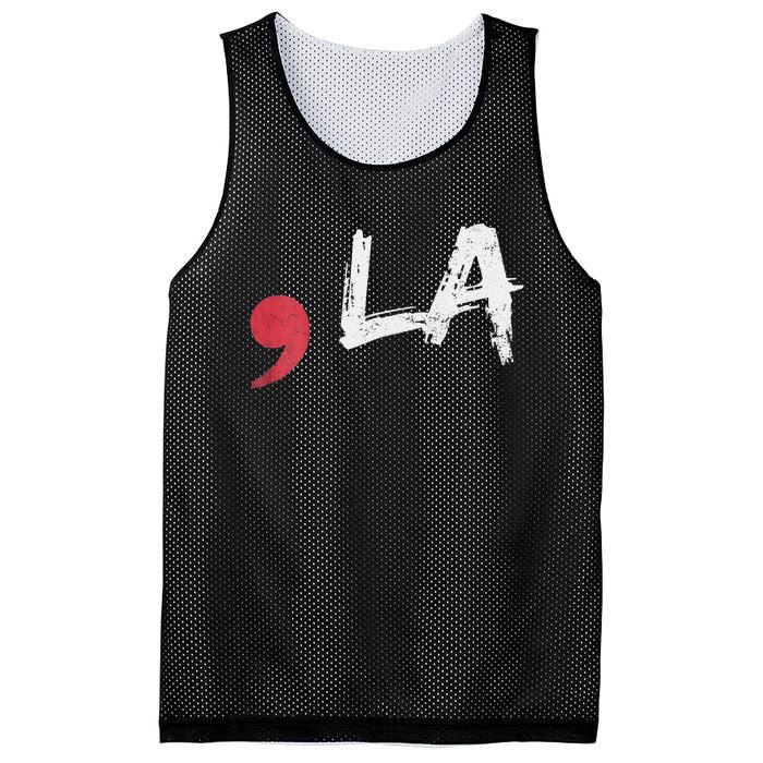 Comma La Funny Kamala Harris 2024 President Mesh Reversible Basketball Jersey Tank