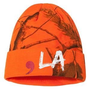 Comma La Funny Kamala Harris 2024 President Kati Licensed 12" Camo Beanie