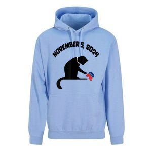 Cat Ladies For Kamala Harris Funny Cat With Pearls Unisex Surf Hoodie