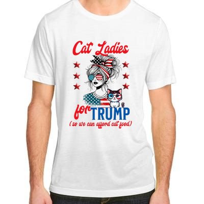 Cat Lady For Trump Funny Political Adult ChromaSoft Performance T-Shirt