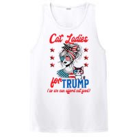 Cat Lady For Trump Funny Political PosiCharge Competitor Tank