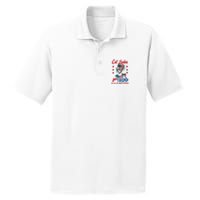 Cat Lady For Trump Funny Political PosiCharge RacerMesh Polo