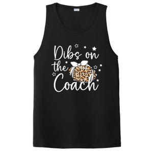 Cute Leopard Football Dibs On Coach For Coach Wife Gift PosiCharge Competitor Tank