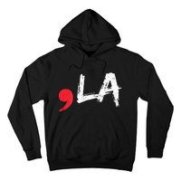 Comma La Funny Kamala Harris 2024 President Long Sleeve Hoodie