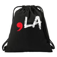 Comma La Funny Kamala Harris 2024 President Drawstring Bag