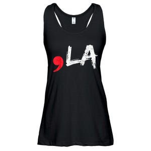 Comma La Funny Kamala Harris 2024 President Ladies Essential Flowy Tank