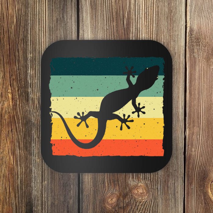 Cool Lizard For  Vintage Crested Leopard Gecko Coaster