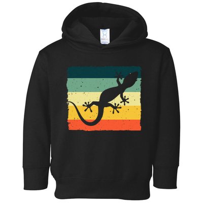 Cool Lizard For  Vintage Crested Leopard Gecko Toddler Hoodie