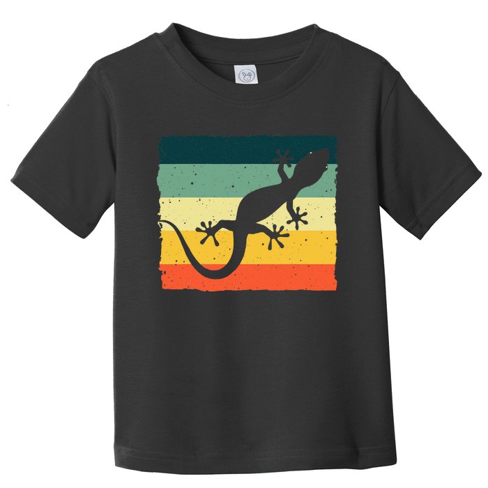 Cool Lizard For  Vintage Crested Leopard Gecko Toddler T-Shirt