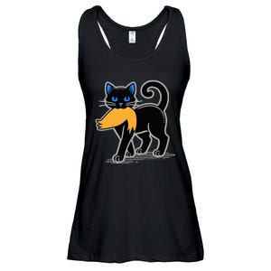 Cat Ladies For Kamala Harris Donald Trump 2024 Ladies Essential Flowy Tank