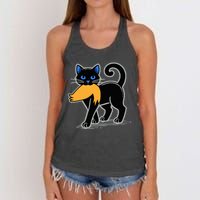 Cat Ladies For Kamala Harris Donald Trump 2024 Women's Knotted Racerback Tank