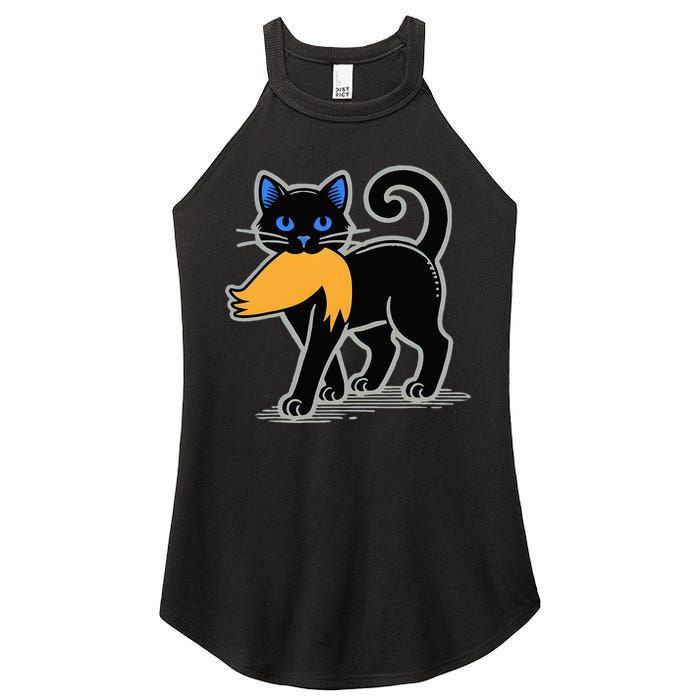 Cat Ladies For Kamala Harris Donald Trump 2024 Women's Perfect Tri Rocker Tank