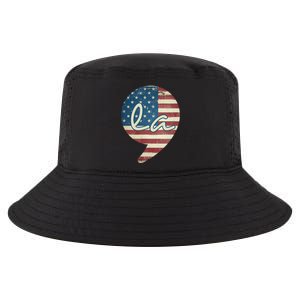 Comma La Funny Kamala Harris Usa Flag Cool Comfort Performance Bucket Hat