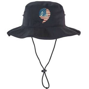 Comma La Funny Kamala Harris Usa Flag Legacy Cool Fit Booney Bucket Hat