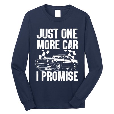 Car Lover For Men New Engine Owner Classic Car Technician Long Sleeve Shirt