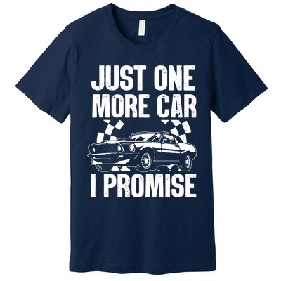 Car Lover For Men New Engine Owner Classic Car Technician Premium T-Shirt