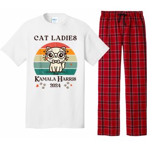 Cat Ladies For Kamala Harris Pajama Set