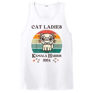 Cat Ladies For Kamala Harris PosiCharge Competitor Tank