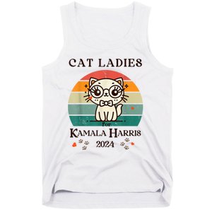 Cat Ladies For Kamala Harris Tank Top