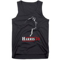 Cat Ladies For Kamala Funny Cat 2024 President Kamalaharris Tank Top