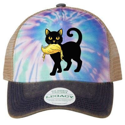 Cat Ladies For Kamala Harris President 2024 Legacy Tie Dye Trucker Hat