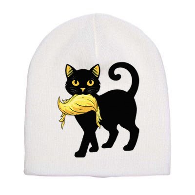 Cat Ladies For Kamala Harris President 2024 Short Acrylic Beanie