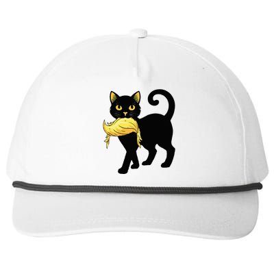 Cat Ladies For Kamala Harris President 2024 Snapback Five-Panel Rope Hat