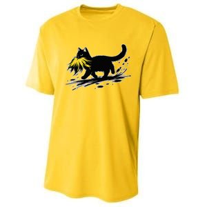 Cat Ladies For Kamala Harris Donald Trump 2024 Performance Sprint T-Shirt