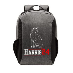 Cat Ladies For Kamala Funny Cat 2024 President Kamalaharris Vector Backpack