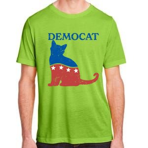 Cat Ladies For Kamala Funny Democat President Kamala Harris Funny Gift Adult ChromaSoft Performance T-Shirt