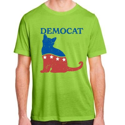 Cat Ladies For Kamala Funny Democat President Kamala Harris Funny Gift Adult ChromaSoft Performance T-Shirt