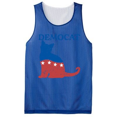 Cat Ladies For Kamala Funny Democat President Kamala Harris Funny Gift Mesh Reversible Basketball Jersey Tank