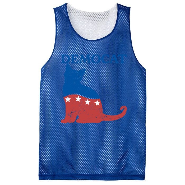 Cat Ladies For Kamala Funny Democat President Kamala Harris Funny Gift Mesh Reversible Basketball Jersey Tank