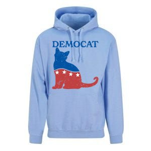 Cat Ladies For Kamala Funny Democat President Kamala Harris Funny Gift Unisex Surf Hoodie