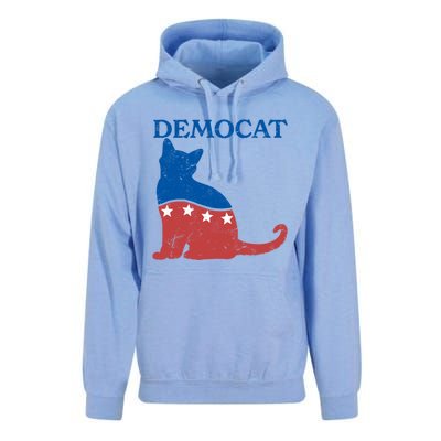 Cat Ladies For Kamala Funny Democat President Kamala Harris Funny Gift Unisex Surf Hoodie